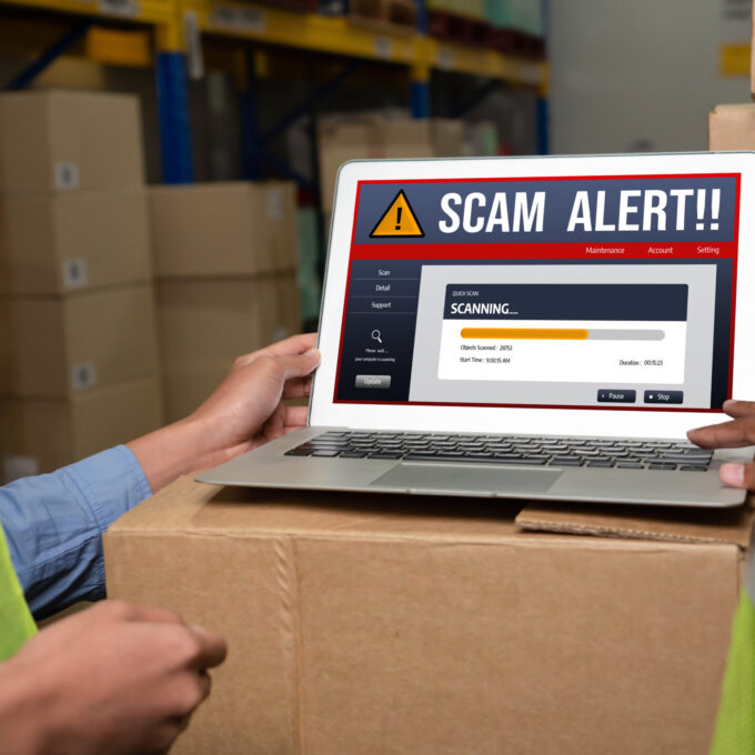 Cyber security software show alert of cyber attack for protection snugly